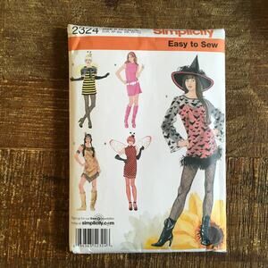 *PLUS SIZE up to 24* Simplicity Sewing Pattern 2324 Womens Costume Dress UNCUT